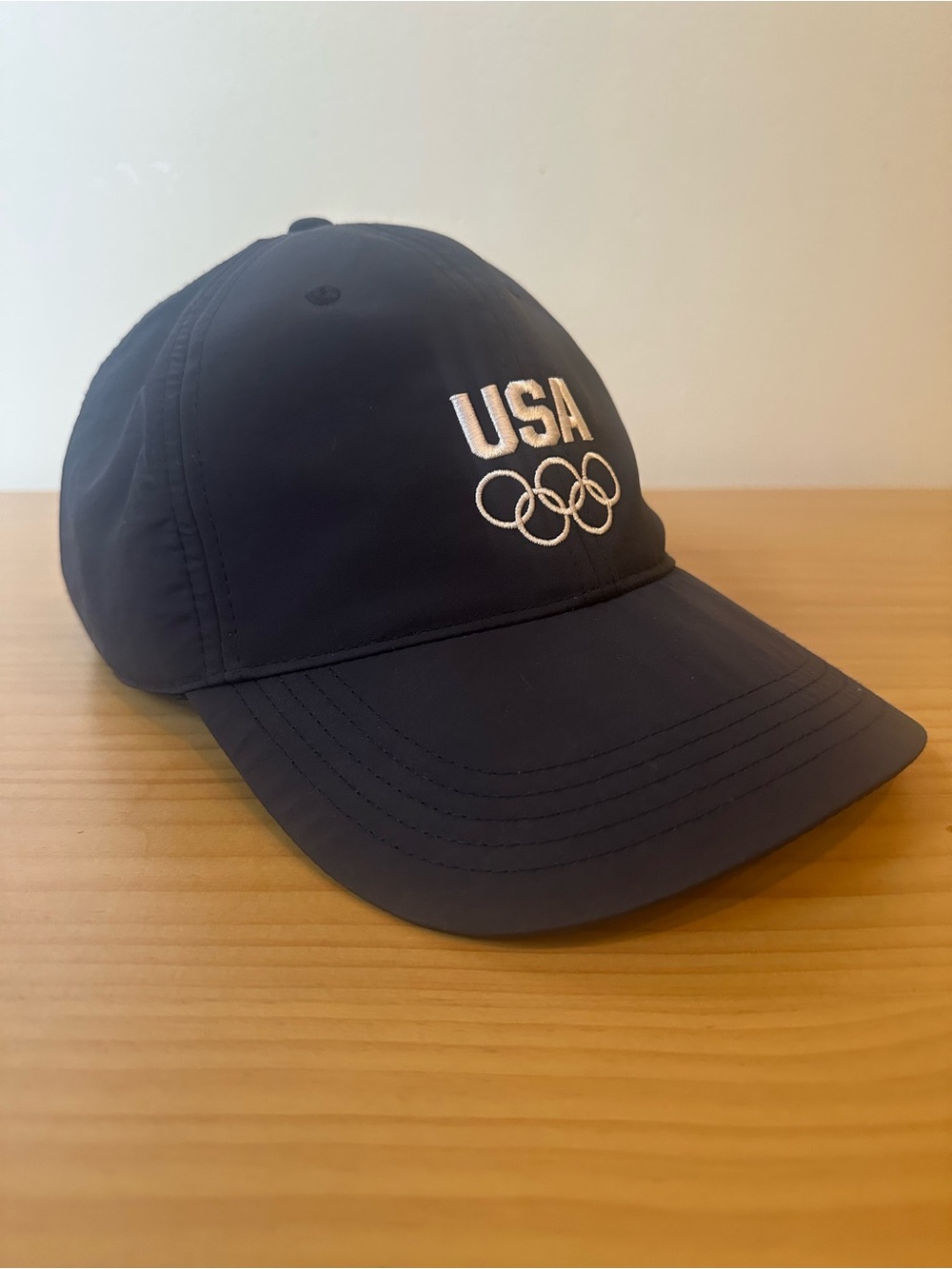 Kith Team USA Olympics 2024 Nylon Aaron Cap Navy